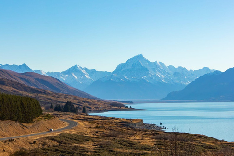 Van Queenstown: 1 manier naar Tour Christchurch via Mt Cook