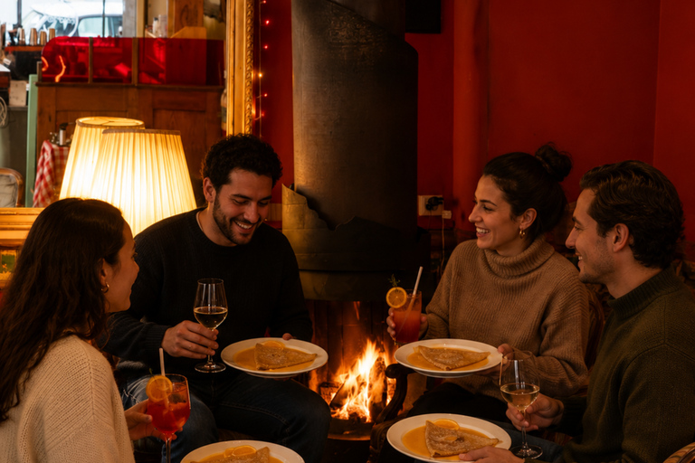Geneva: Private Crêpes Suzette Show with Swiss Wine/Mocktail