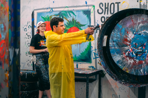 Shooting and Spinning Private Art Experience in Houston