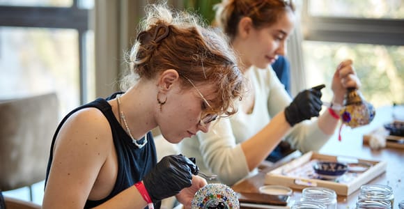 Rooftop Mosaic Lamp Workshop with Fairy Chimney Views