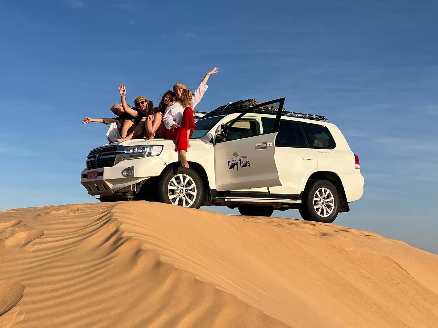Wüstensafari, Sonnenuntergang und Sandbashing (Rub Al Khali Wüste)