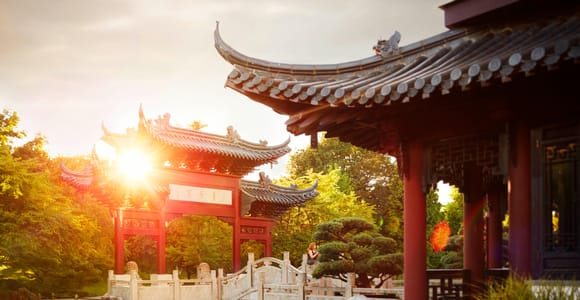 Mannheim, geführter Parkrundgang: Luisenpark