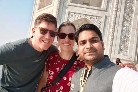 From Delhi or Agra: Taj Mahal and Fatehpur Sikri Guided Tour From Agra: Tour with AC Car, Driver, Guide & Entry fees