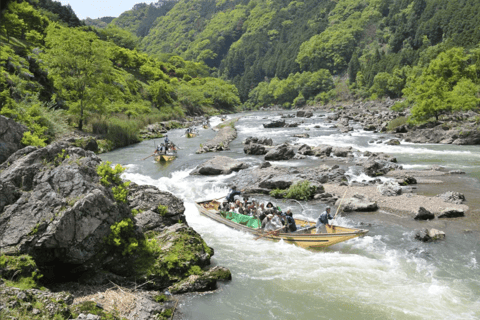 Osaka/Kyoto: Day Tour to Hozugawa River Boat and Arashiyama From Kyoto to Hozugawa River and Arashiyama