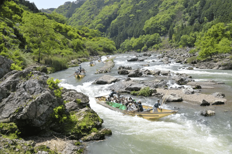 Osaka/Kyoto: Day Tour to Hozugawa River Boat and Arashiyama From Kyoto to Hozugawa River and Arashiyama