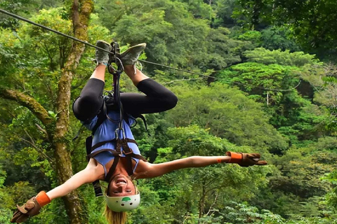 Puerto Plata: Zipline- en watervalavontuur met lunch