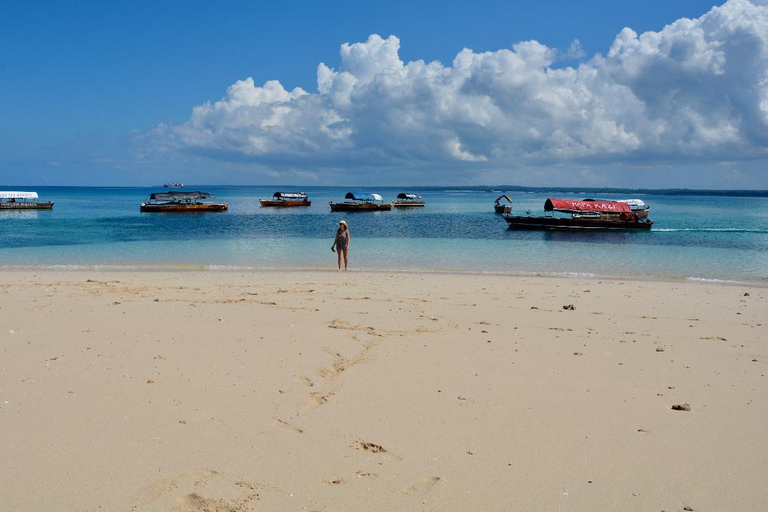 Zanzibar: Gevangeniseiland en Nakupenda zandbankstrandGevangeniseiland en Nakupenda zandbankstrand