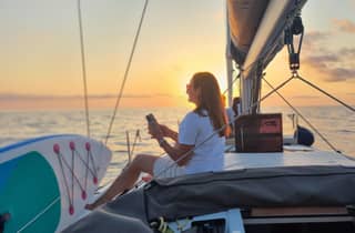 Segeltörns von Palermo nach Mondello mit Aperitif an Bord