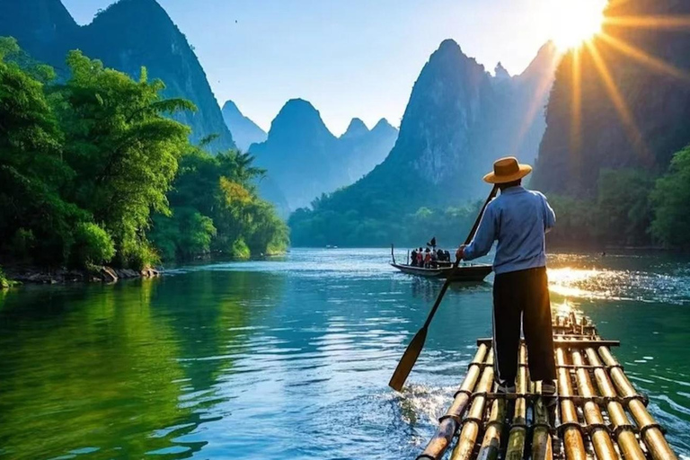 Guilin: Xingping&Yangshuo, Boat Ride, Cycling and Show Tour