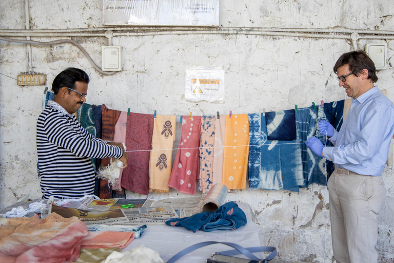Jaipur: Natürliches Färben, Blockdruck, Tie &amp; Dye Workshop