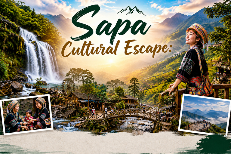 Sapa: Cat Cat Village, Waterfall & Mountain Tour with Lunch Group Tour