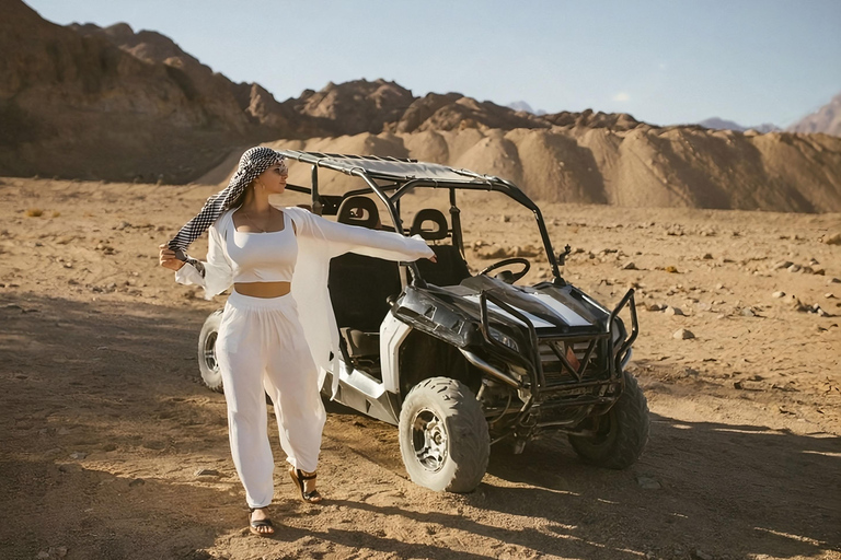 Sharm El-Sheikh: Super Safari, ATV, Stargazing & BBQ Dinner 2 Person Option ( DBL BUGGY )