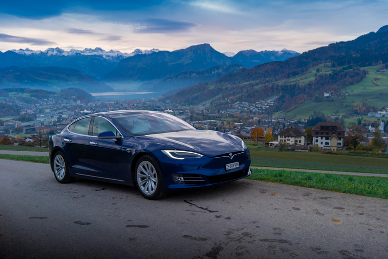 Tesla Transfer from Zurich to Lucerne, Switzerland Private Tesla transfer from Zurich (Airport) to Lucerne