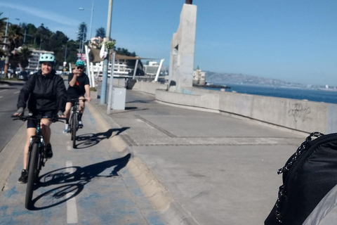 Passeio de bicicleta pela costa de Viña del Mar ou Valparaíso, tu escolhes!