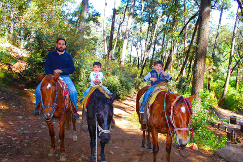 Valle de Bravo: wycieczka konna po wodospadzie