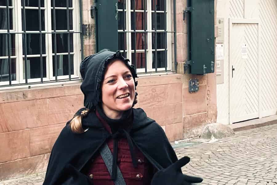 Heidelberg: Rundgang mit der Henkersfrau durch Heidelbergs Gassen. Foto: GetYourGuide Heidelberg: Rundgang mit der Henkersfrau durch Heidelbergs Gassen. Foto: GetYourGuide