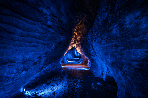 De Auckland: Excursão de um dia a Waitomo Glowworm e Ruakuri Caves