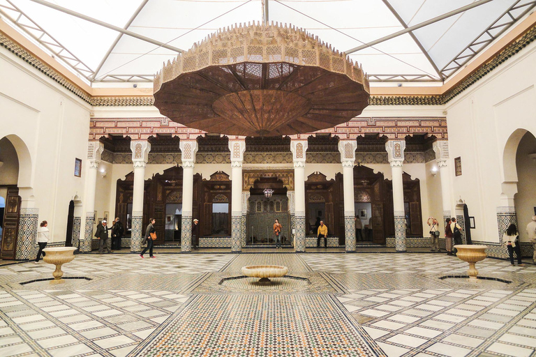 Marrakech: Ben Youssef Madrasa, Secret Garden, & Medina Tour Small Group