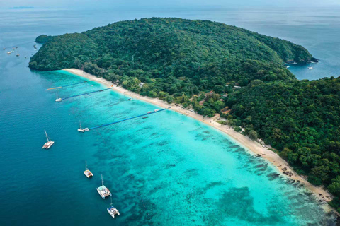 Phuket: Coral Island Laid-Back Morning Tour with Snorkeling Relaxing Yacht Cruise (Hotel Pickup)