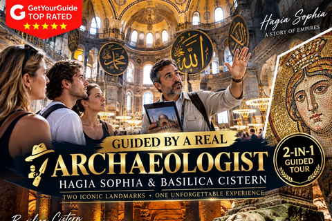 Istanbul: 2-in-1 Hagia Sophia & Basilica Cistern Tour Private Experience ( MULTILINGUAL GUIDE )
