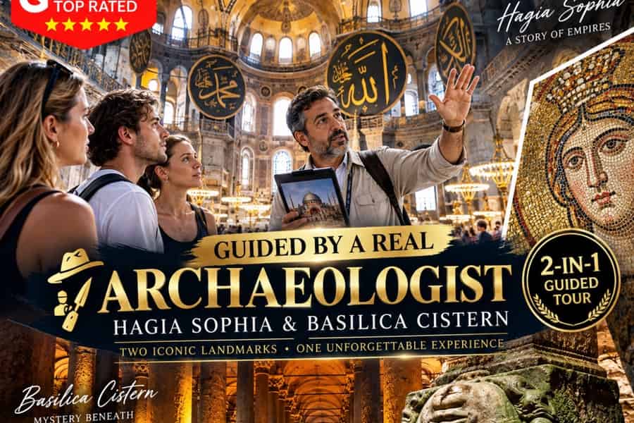 Istanbul: 2-in-1-Tour Hagia Sophia & Cisterna Basilica. Foto: GetYourGuide