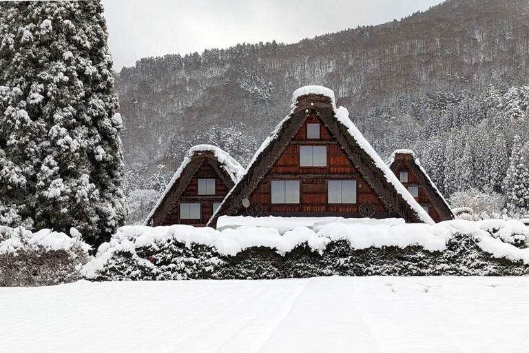 From Nagoya: Snow Day in the Japan Alps & Shirakawago Nagoya (tour + rental snow wear)