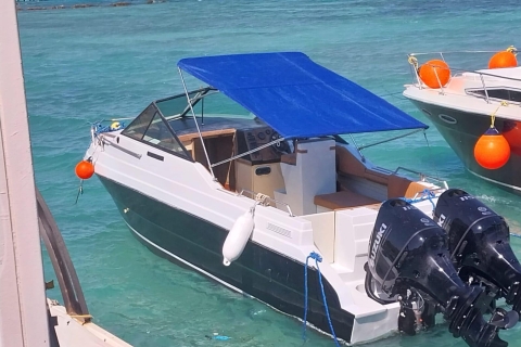 Hurghada: Privates Luxus-Schnellboot mit Schnorcheln und Früchten.