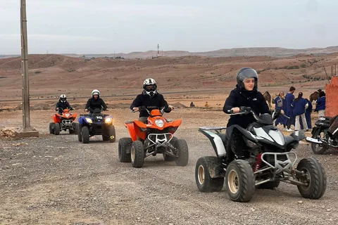 Discover Agafay Desert on a Quad:Marrakech Transfer Included