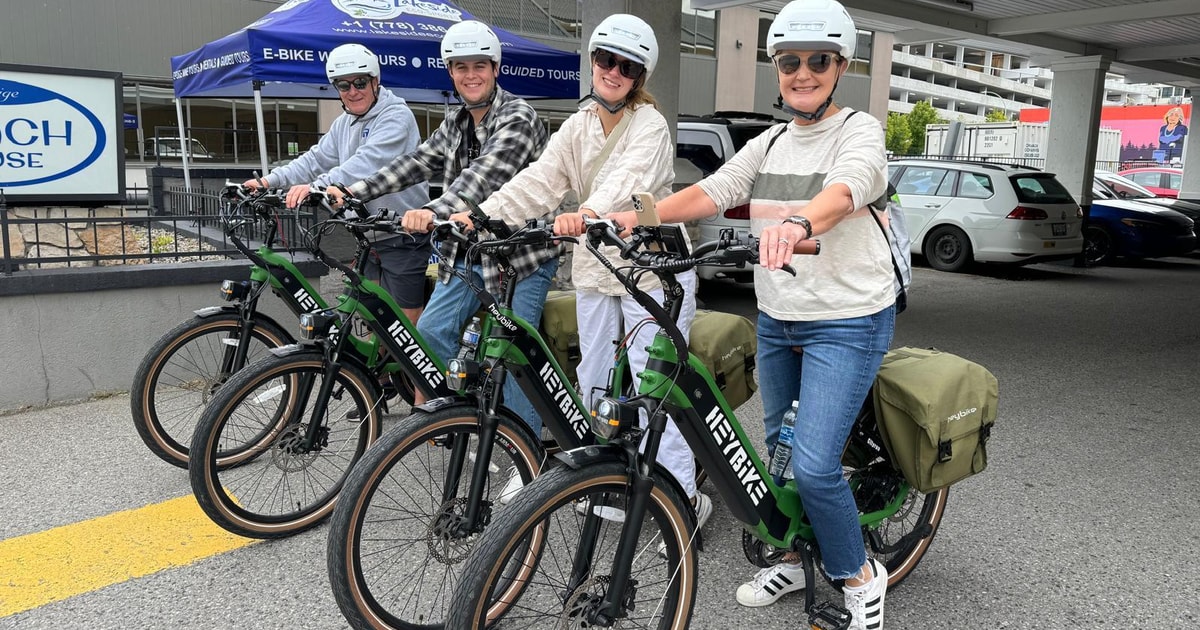Kelowna Randonnée en vélo électrique et aventure du lancer de