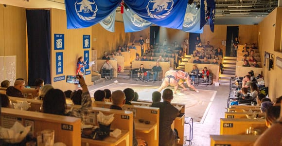 Kyoto: Sumo Entertainment Show with Chicken Hot Pot & Geisha