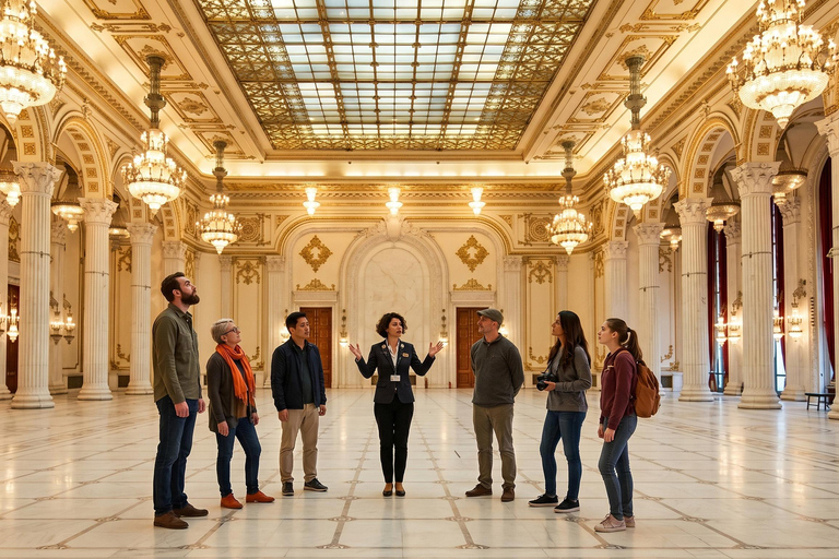 Bucharest: Ceaușescu's Palace, Parliament & Village Museum COACH TOUR Audio guide in 24 languages