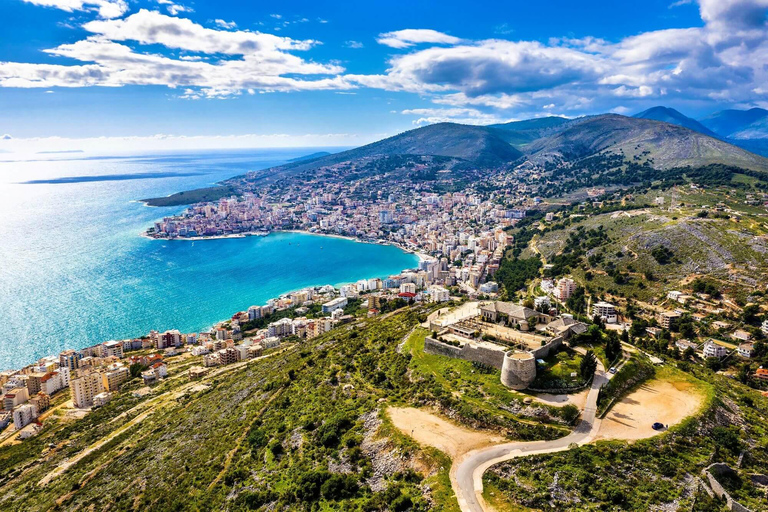 Från Durres : Dagstur med Blue Eye, Ksamil och Lekursi slott