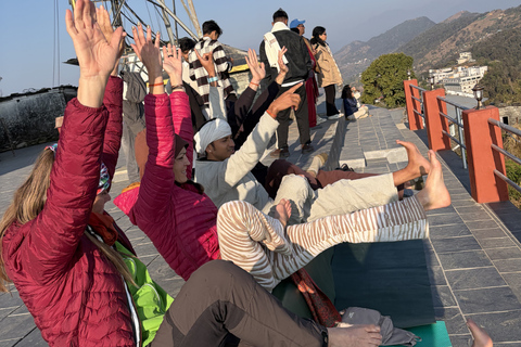 Pokhara Nepal: Outdoor Yoga, Pranayama, and Tea Ceremony