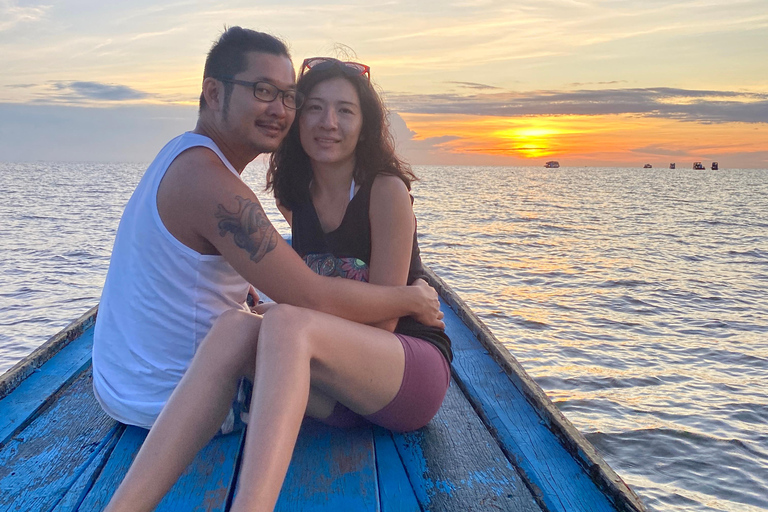 Siem Reap: Ancient Reservoir Secluded Sunset Boat Ride Ancient Reservoir Sunset with Guide