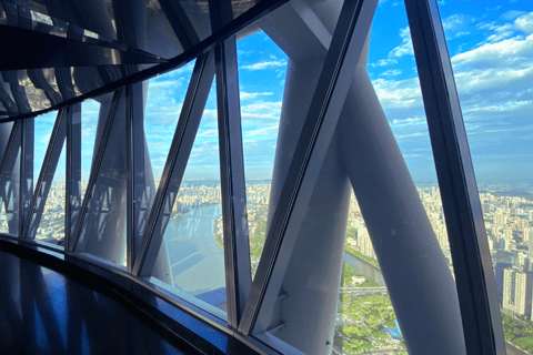 Guangzhou: Canton Tower Observation Deck and Thrill Rides 488m Outdoor Observation Ticket