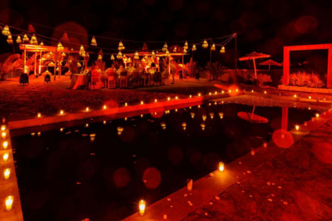 Marrakesh: Agafay Desert Sunset, Camel Ride, and Dinner ShowMarrakech: Agafay Desert Sunset, Dinner, Music and Fire Show