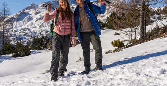From Ljubljana/Bled: Winter Hike to 2000m Julian Alps Summit