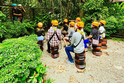 Angkor Zipline i Discover Highlight Angkor Wat z zachodem słońca