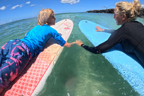 Waikiki:1e klas surfles 90min Geen ervaring nodig