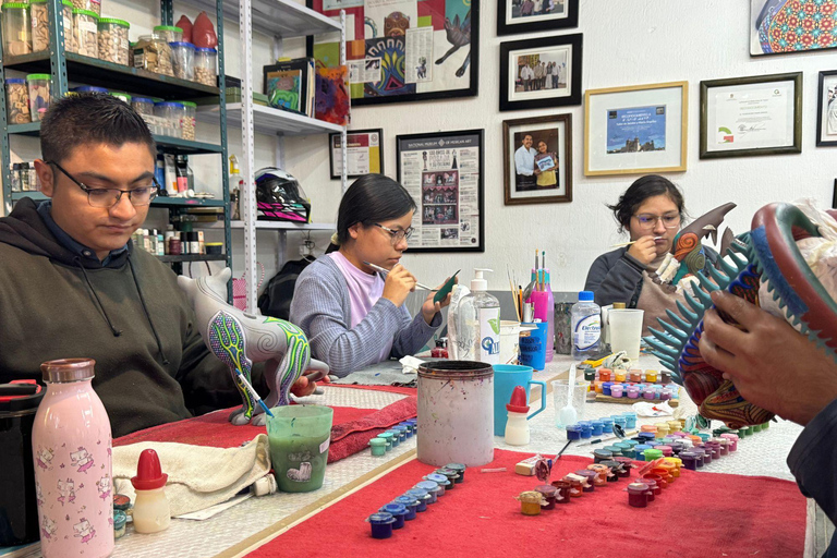 Visite des chefs-d&#039;œuvre de Oaxaca : Poterie, Alebrijes et argile noire