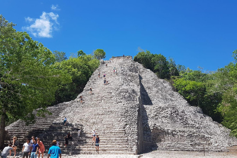 4X1 Excursão de primeira classe a Tulum, Coba, Cenote e Playa del Carmen