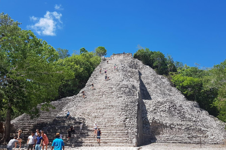 4X1 Excursão de primeira classe a Tulum, Coba, Cenote e Playa del Carmen