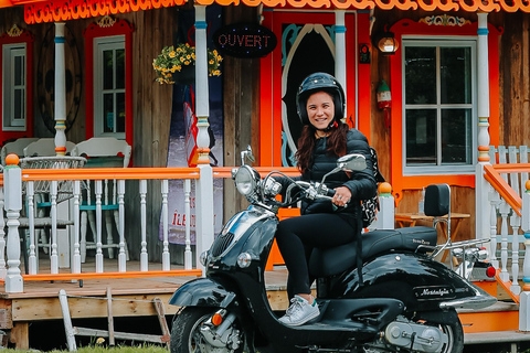 Quebec City - Scooter Guided Tour on Ile d'Orléans Quebec City: Scooter Tour on Ile d'Orleans chocolate berries