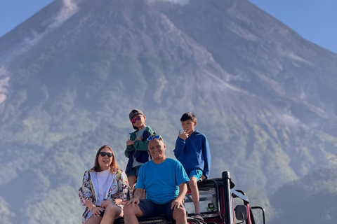 Mount Merapi Jeep Sunset & Lava Flow Night Tour with Pickup