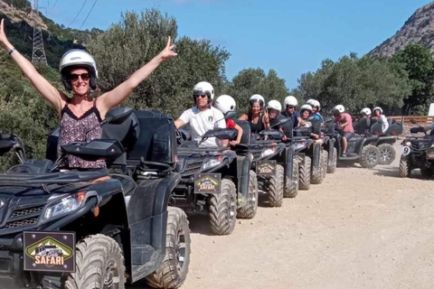 Malia: Passeio de Quadriciclo Off-Road com Almoço e TrasladosQuadra compartilhada