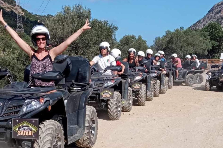 Malia: Passeio de Quadriciclo Off-Road com Almoço e TrasladosQuadra compartilhada