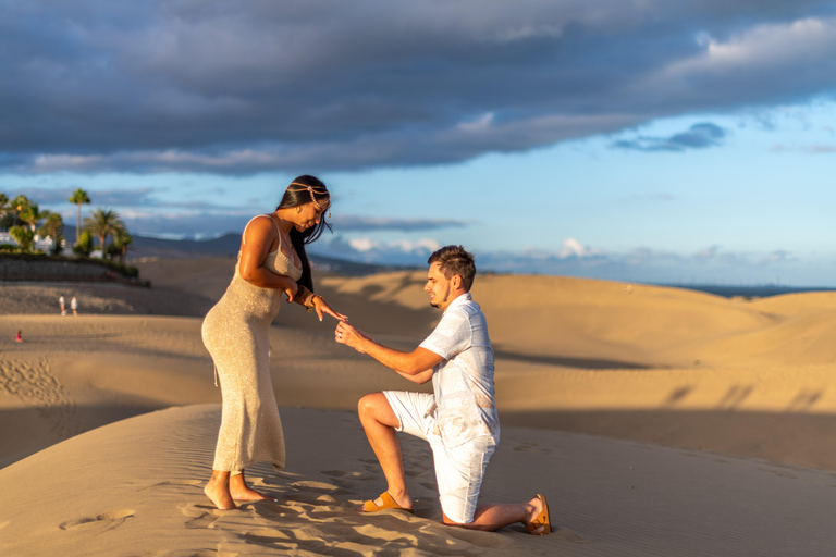 Sunset Photography at Dunas Maspalomas Amazing Vacation Photoshoot at Dunas Maspalomas