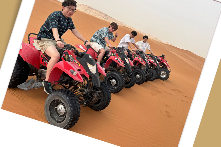 Riyadh : Sand Dune Desert Camel Ride + ATV ( Guide Bike )
