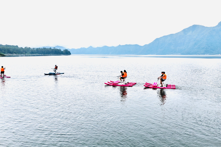 Bali/Mount Batur: Guided Lake Batur Water Bike Experience Guided Water Bike Experience with Meeting Point