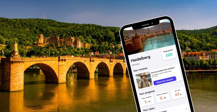 Heidelberg: City Exploration Game and Tour på telefonen